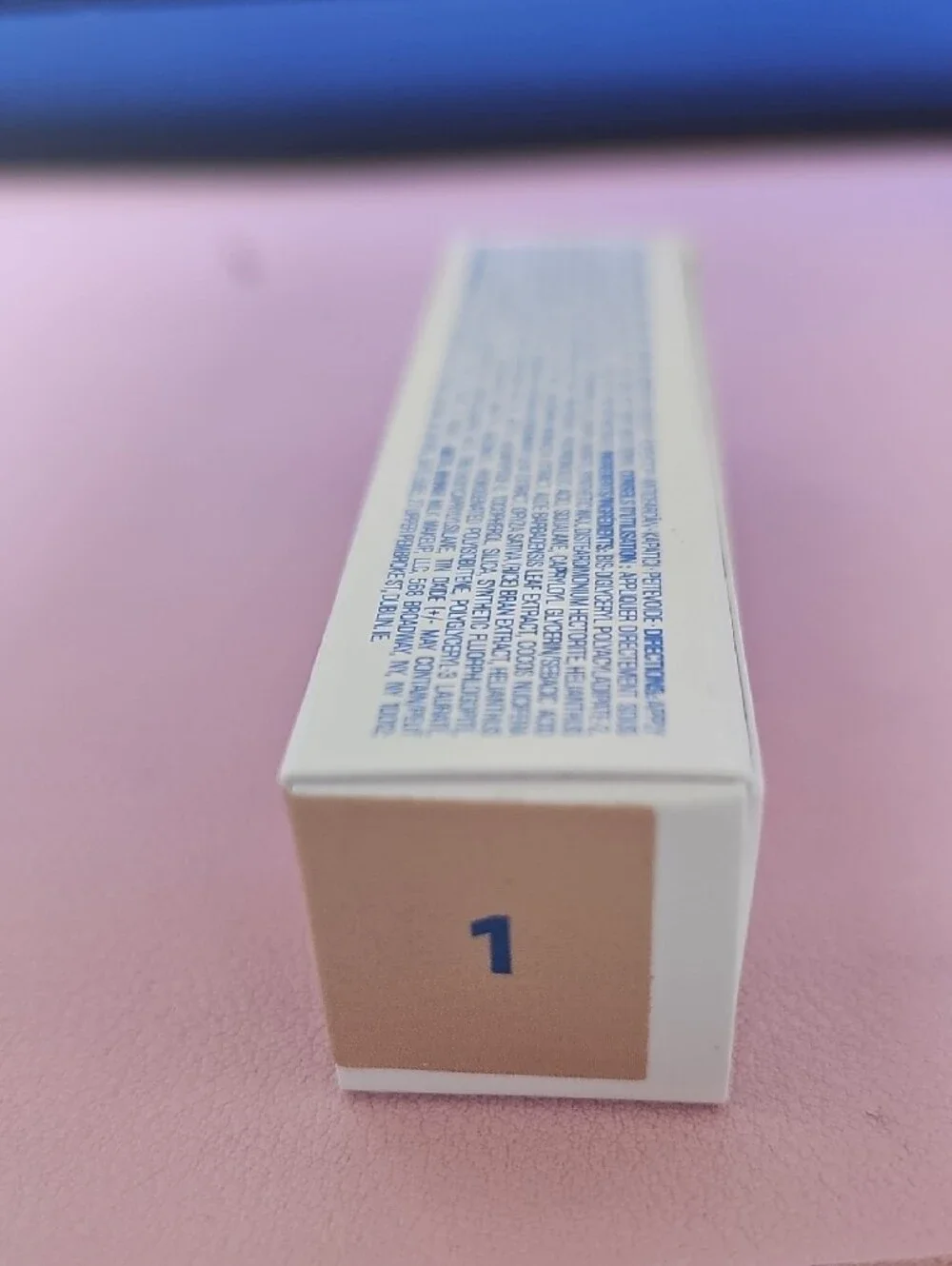 Milk Makeup White Packaging with Bold Blue Logo